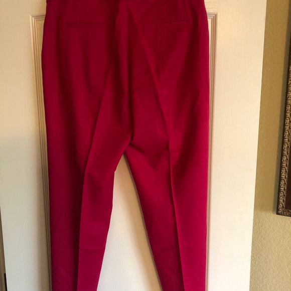 Talbots Hot Pink Wool Pants - Picture 5 of 10